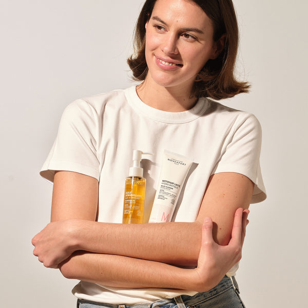 Double cleansing sensitive skin – Laboratoires Novexpert