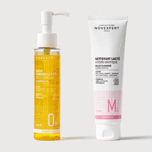 Double cleansing sensitive skin – Laboratoires Novexpert