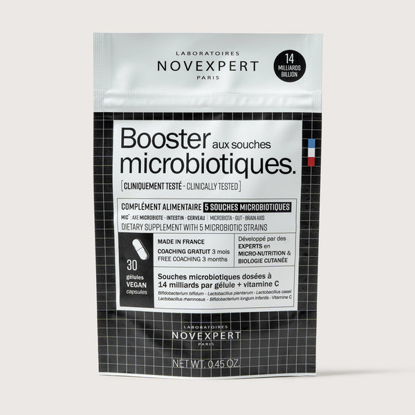 Food supplement: Booster with microbiotic strains – Laboratoires 