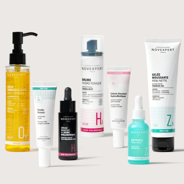 Routine soin du visage soir | 7 produits – Laboratoires Novexpert